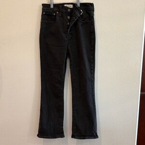 Madewell Black Boot Cut Jeans